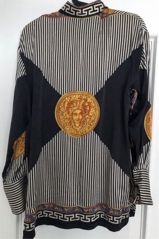 Blusa seda Massardi Vintage