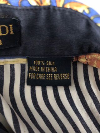 Blusa seda Massardi Vintage