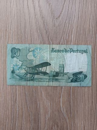 Billete 20 escudos Portugal 1978