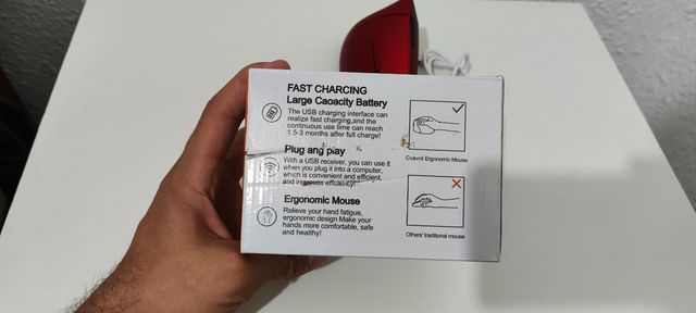 Ratón vertical cvavot