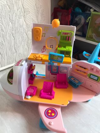 Casas de pin y pon varias con muñecas de regalo