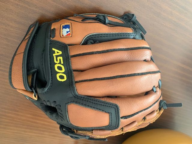 2 x Baseball/beisbol guantes y pelotas Nueva York