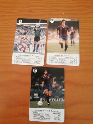 CARTAS HERACLIO FOURNIER LIGA ESPAÑOLA