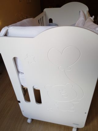 Cuna Micuna 120x60 blanca NUEVA