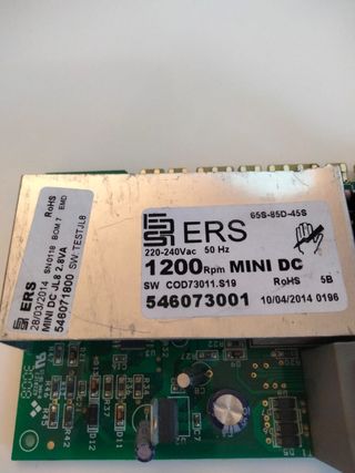 Placa base lavadora new pol