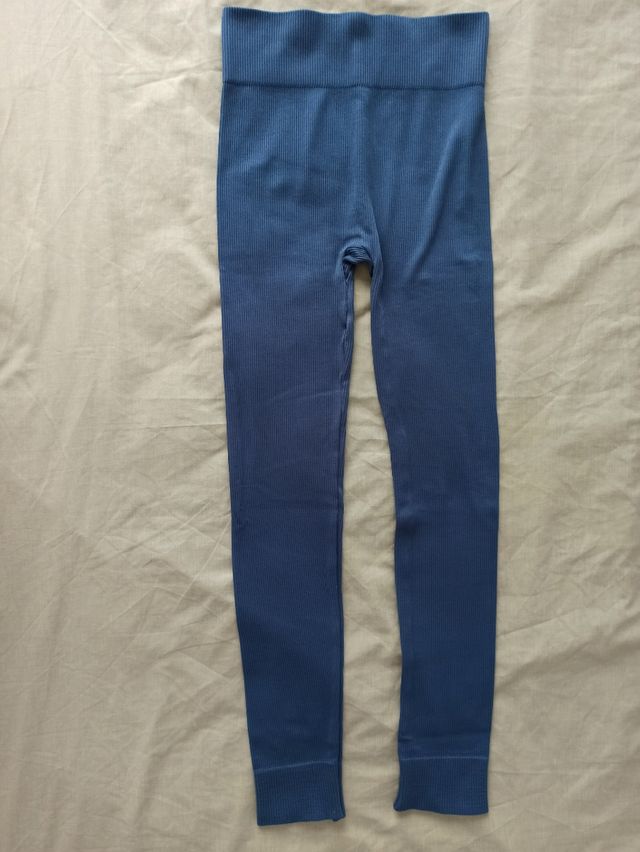 Legging largo elástico de canalé