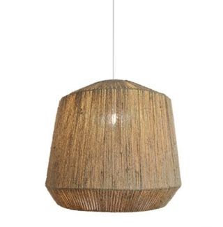 Lámpara diseño yute