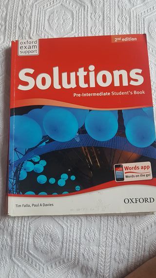 Inglés OXFORD SOLUTIONS