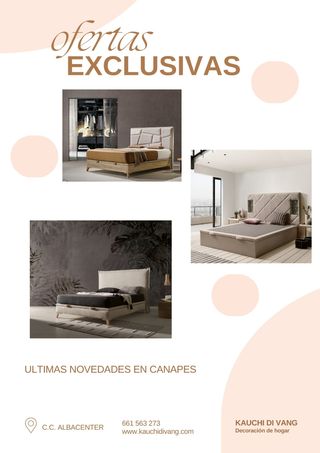 OFERTAS EN CANAPES