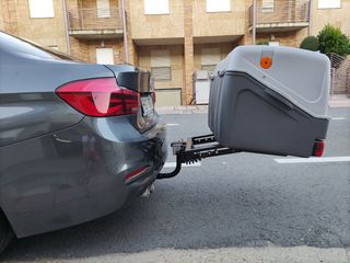 Alquiler baúl portaequipajes bola