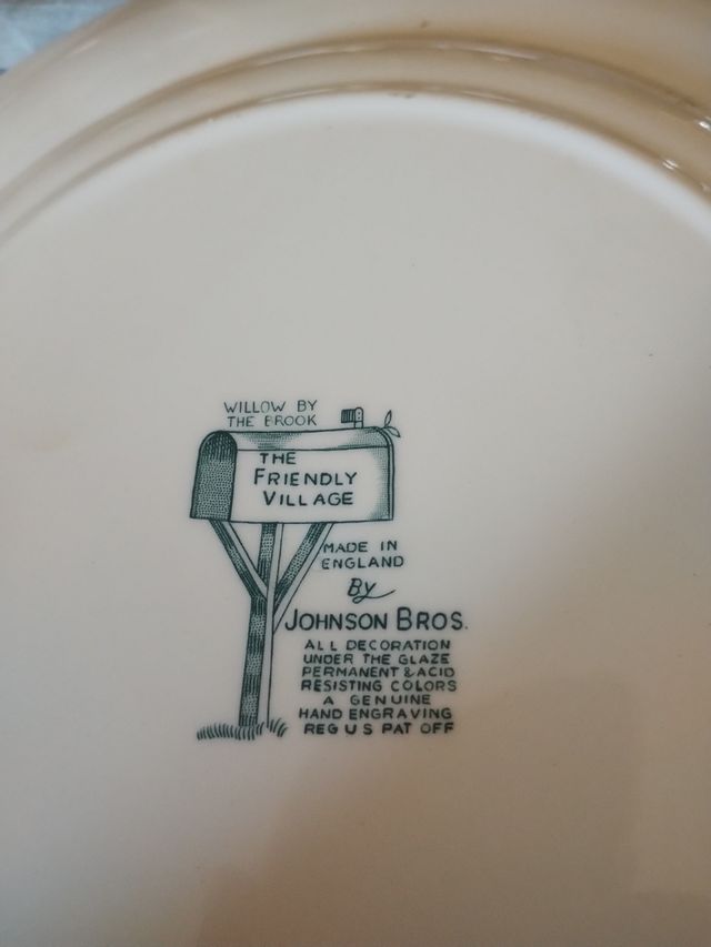 Juego platos Johnson Bros