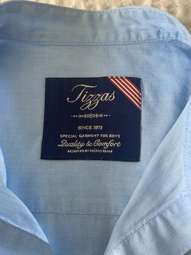 Camisa niño TIZZAS T: 7-8