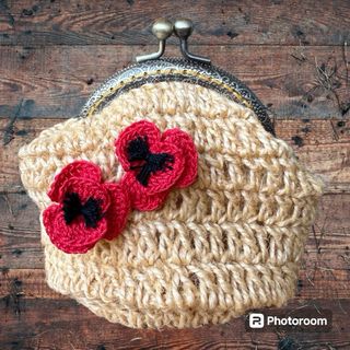 Borsellino clic clac all’uncinetto