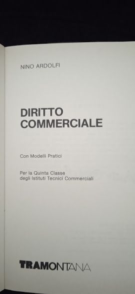DIRITTO COMMERCIALE ARDOLFI 1983