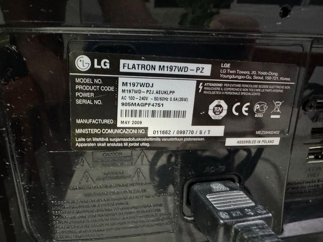 Tv 19” LG 2 HDMI