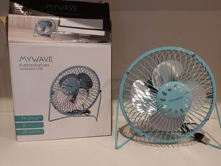 Ventilador portatil estilo industrial USB. Nuevo