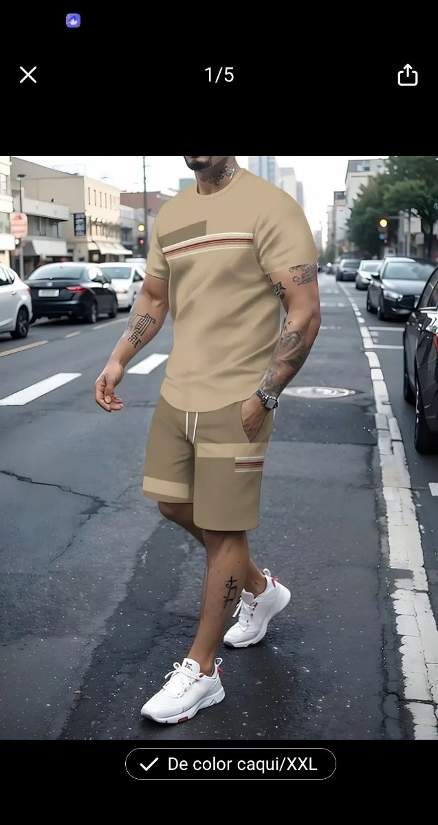 Set pantaloncini e t-shirt