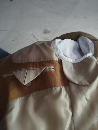 Chaqueta de  hombre en ante