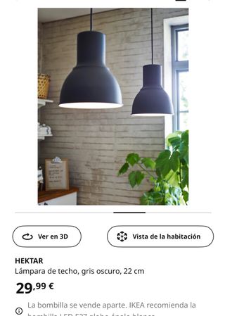 Lampara Ikea Hektar