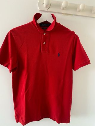 Polo juvenil rojo 