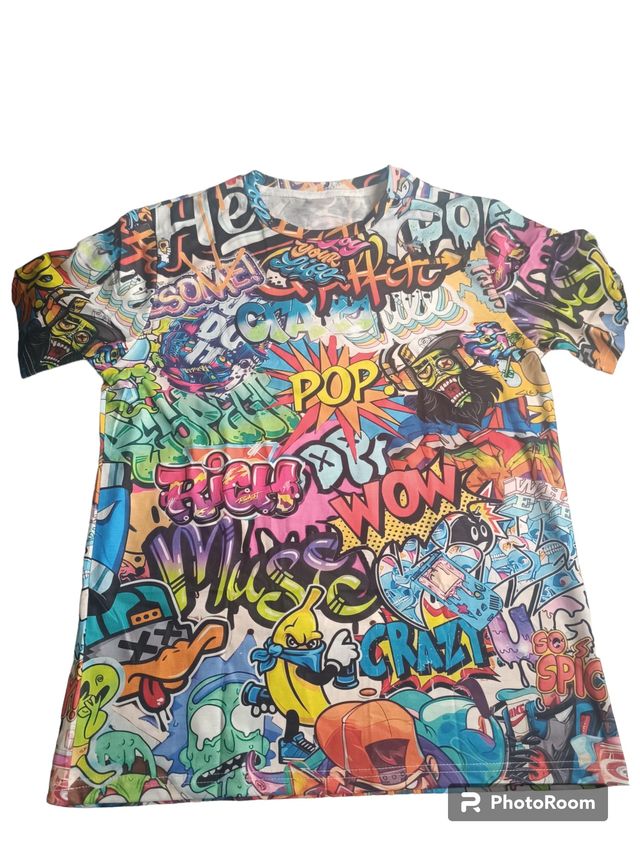 Maglietta Estiva A Maniche Corte Con Stampa