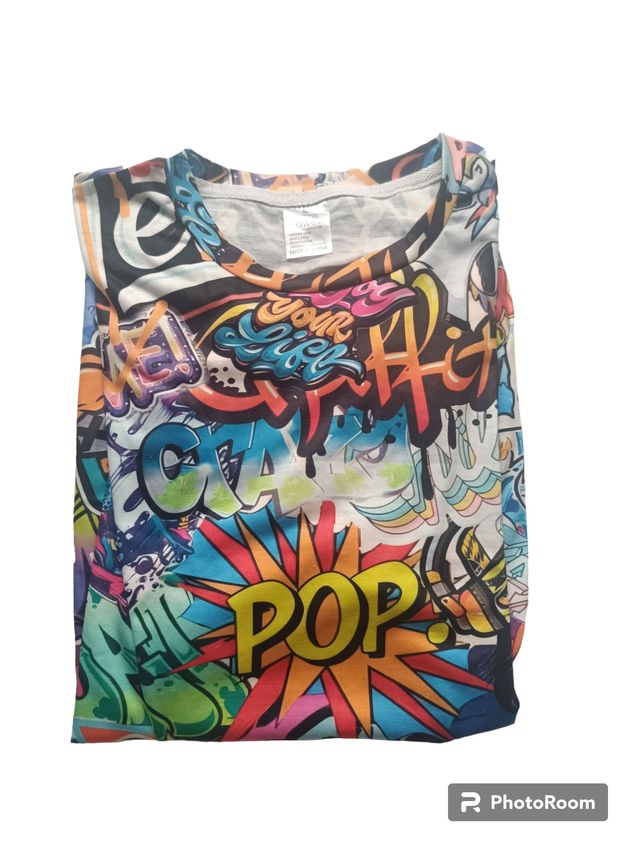 Maglietta Estiva A Maniche Corte Con Stampa