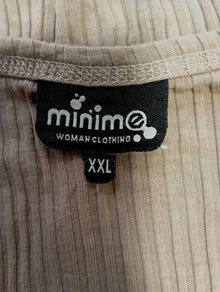 Camiseta tirantes color crudo