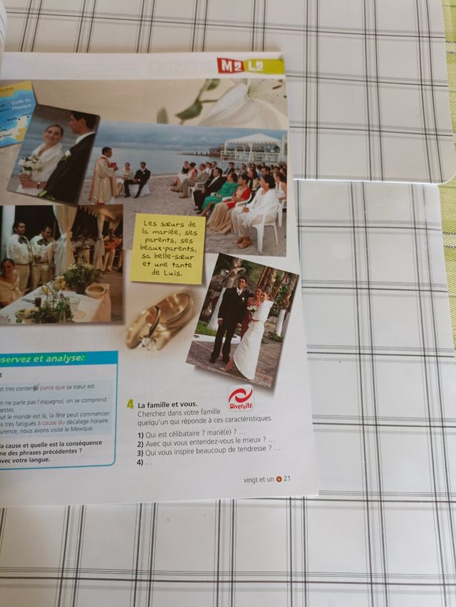 Libros escolares  de frances