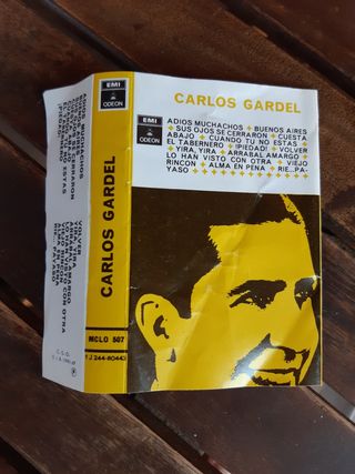 Cassette vintage Carlos Gardel