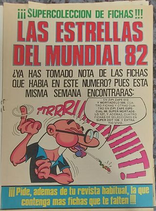 Comic antiguo las estrellas del futbol