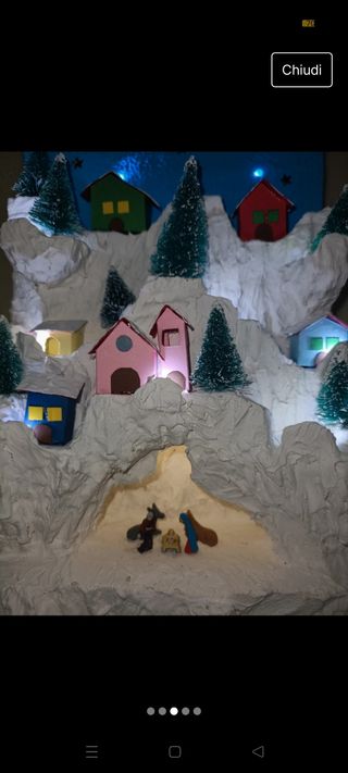 Presepe medio da parete