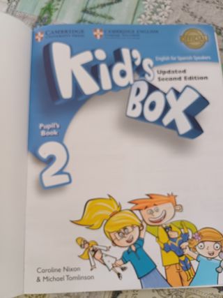 Libro inglés  2 primaria