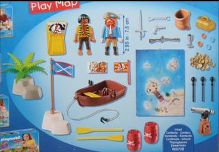 PLAYMOBIL 9328 PLAY MAP. PIRATAS
