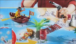PLAYMOBIL 9328 PLAY MAP. PIRATAS