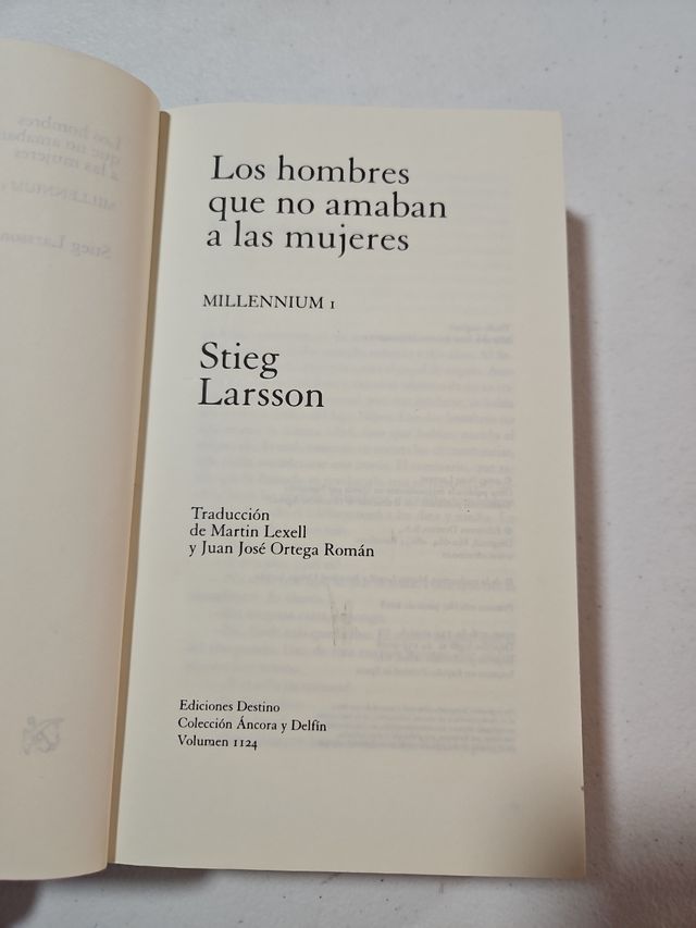 Los hombres que no amaban a las mujeres