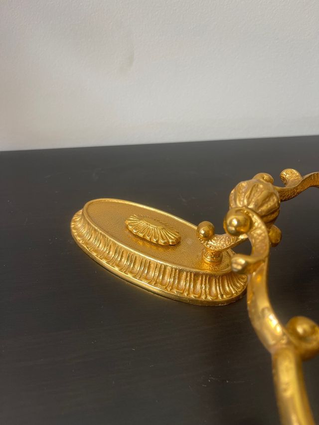 Accesorios baño dorado antiguos