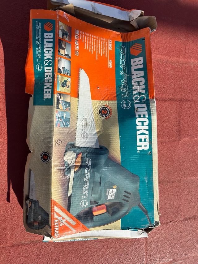 serrucho electrico black & decker scorpion