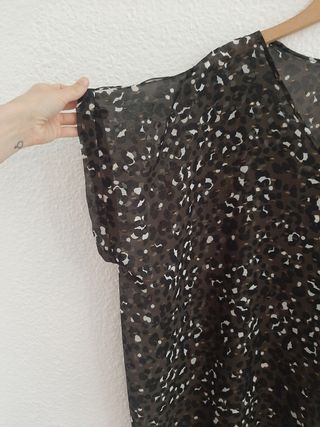 Vestido caftan estampado