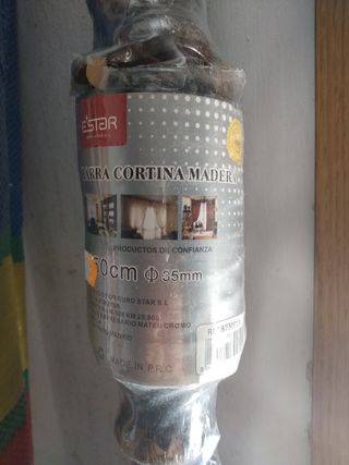 BARRA CORTINA MADERA NUEVAS
