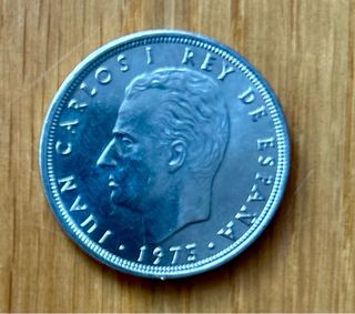 Lote 20 monedas 25 pesetas año 1975.