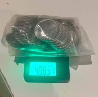 Lote 47 monedas 25 pesetas año 1975.