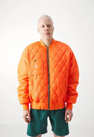 Adidas chaqueta bomber verde reversible