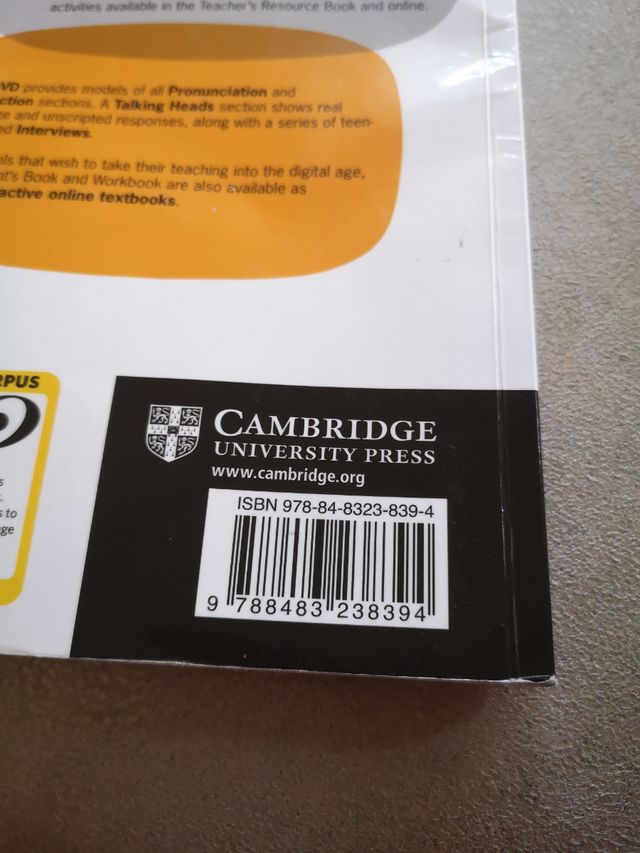 Libro de INGLÉS CAMBRIDGE B1-B2