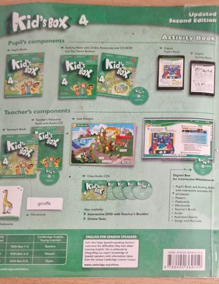 Libro 4º Primaria. Inglés. Cambridge.