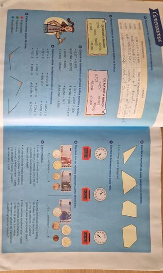 Libro 4º Primaria. Matemáticas. Santillana