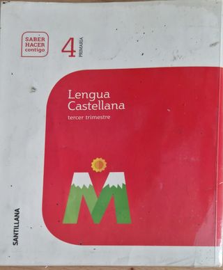 Libro 4º Primaria. Lengua. Santillana