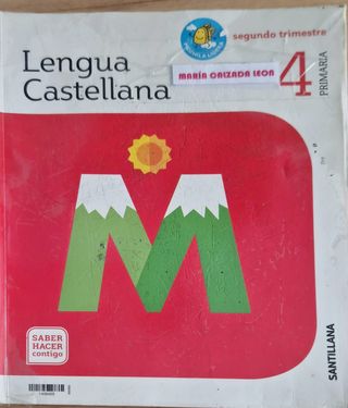 Libro 4º Primaria. Lengua. Santillana