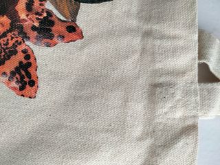 Bonita bolsa de algodón / lona