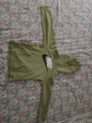Sudadera verde nike niño