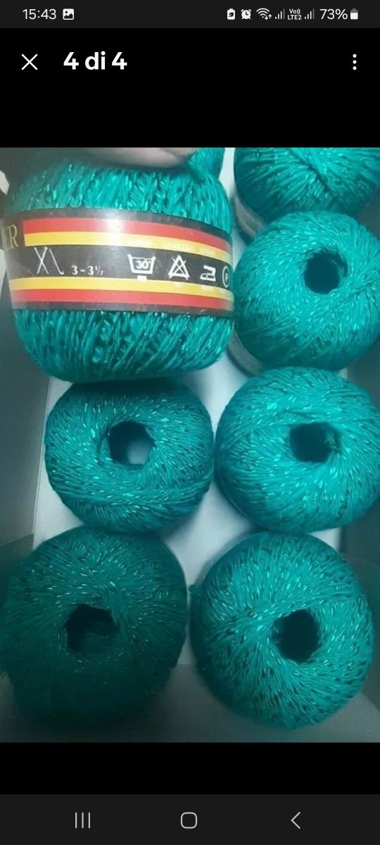 10 gomitoli di cotone Alexander.